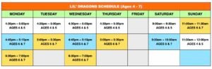 kids karate classes schedule toronto